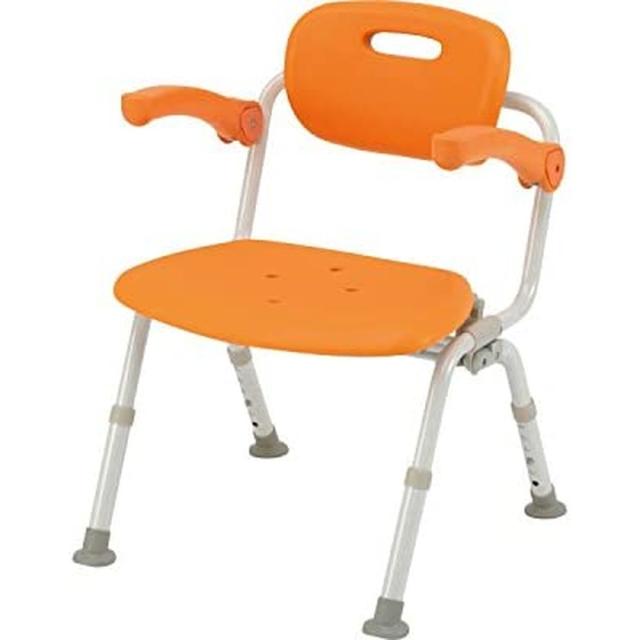 シャワーチェアワイドＳＰ折りたたみＮ PN-L41622D（オレンジ） 医療 看護 クリニック 病院 パナソニックエイジフリーライフテック