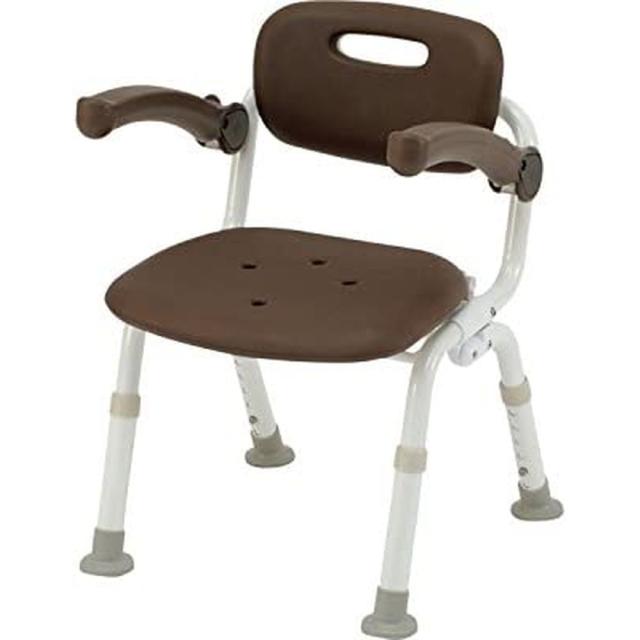 シャワーチェアコンパクトＳＰ折りたた PN-L41321BR（モカブラウン） 医療 看護 クリニック 病院 パナソニックエイジフリーライフテック