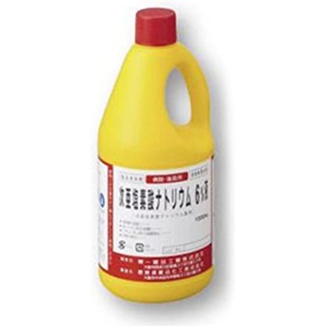 次亜Cl酸ソジウム６％ 1000ML 兼一飲み薬産業 【×12仕かける】ホスピタル 診療 看護 診療所