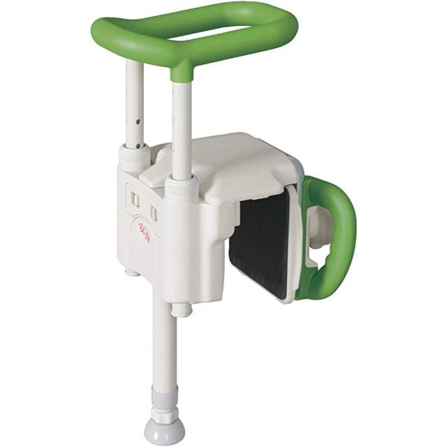 ユニットバス手スリ UST-130UBショート（グリーン） 医療 看護 クリニック 病院 アロン化成