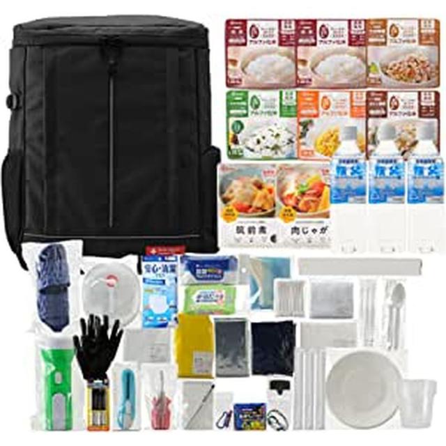 防災セット（食品付）1人用 NBS1-40（40テンセット） 医療 看護 クリニック 病院 アイリスオーヤマ IRIS OHYAMA