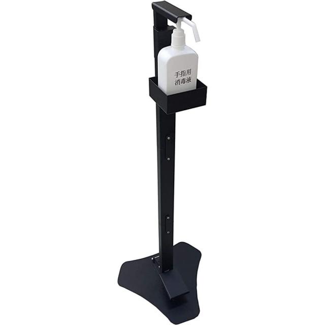 足踏み式アルコールディスペンサー PCSS-100（クロ） 医療 看護 クリニック 病院 クレセル