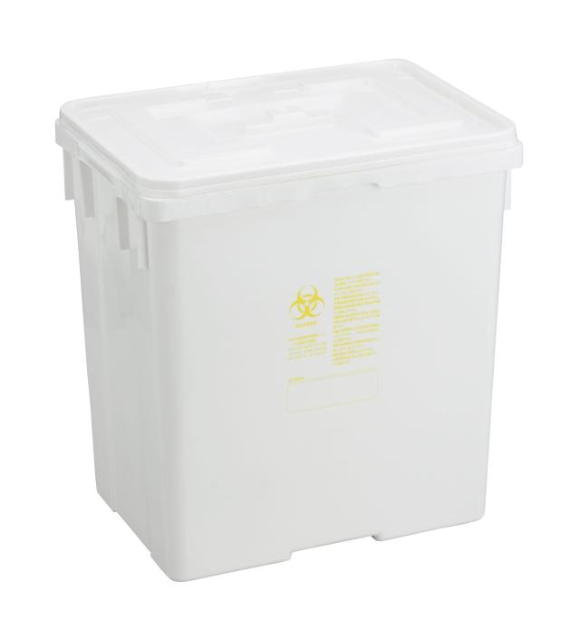 リスペール BH-H65K 65L シロ 医療廃棄物処理容器 24-9726-02 岐阜プラスチック工業 ×10セット