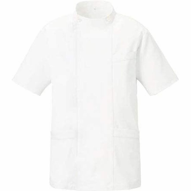 KAZEN（カゼン） メンズジャケット半袖 YW50-1（ホワイト） Sの通販は 9,900円