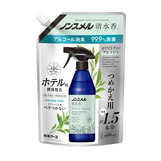 ノンスメル清水香 詰替  14078 600ML ホワイトティーフ 消臭剤 25-2573-07 白元アース 12セット