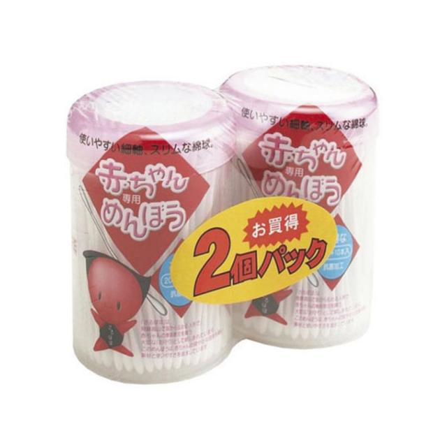 赤ちゃん専用めんぼう２個パック 6161（210本X2個） 平和メディク 【×72セット】病院 医療 看護 クリニック