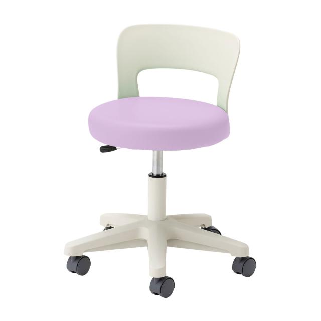 マツヨシ ナースチェア 背付 MY-N3240R 25-2566-00 マツヨシの通販は