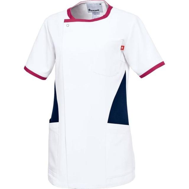 ジャケット UQW1057-93 (ホワイト×ロゼ) 明石SUC 医療 看護