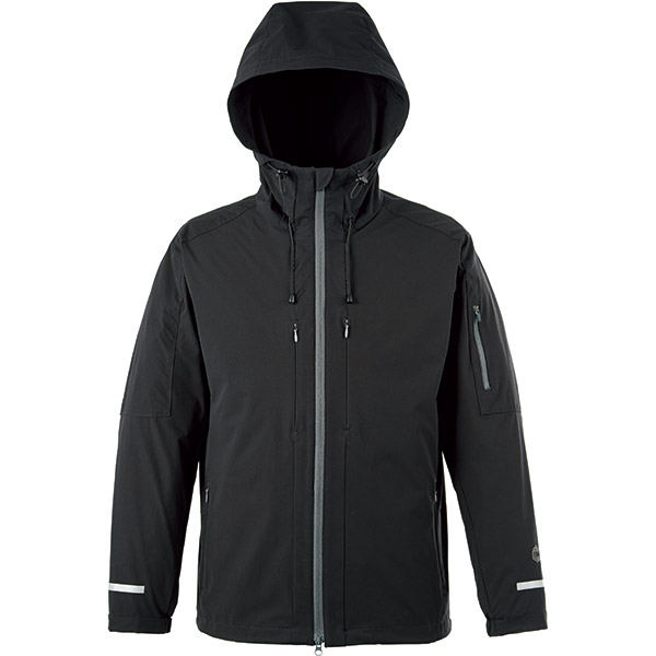 フードブルゾン CAU186-10(ブラック) ５Ｌ 看護師 ナース 病院 病棟 事務 ユニフォーム 制服 カーシーカシマ