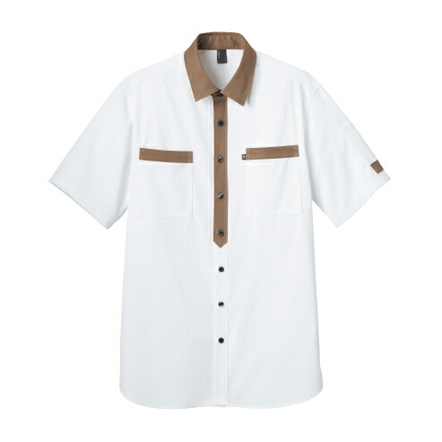 半袖シャツ  CSY170-11(ホワイト) Ｍ 看護師 ナース 病院 病棟 事務 ユニフォーム 制服 カーシーカシマ