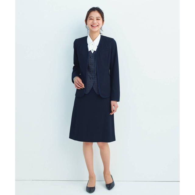 カーディガンジャケット  EAJ791-2(ネイビー) ９号看護師 ナース 病院 病棟 事務 ユニフォーム 制服