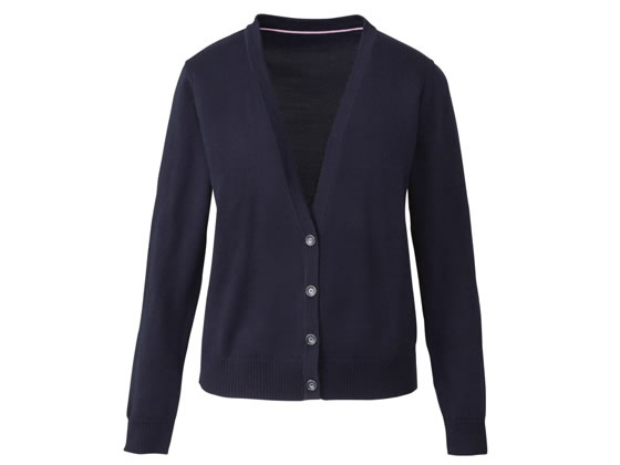 カーディガン  EWG431-2 ネイビー ３Ｌ カーシーカシマ 看護師 ナース 病院 病棟 事務 冷え性