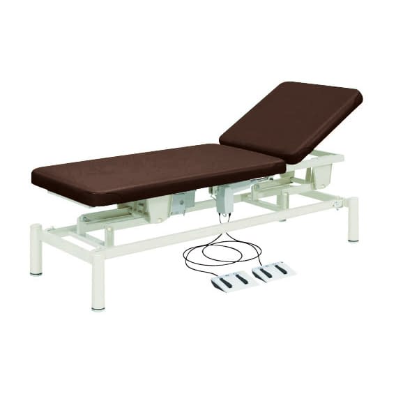 電動診察台（2M電動ベッド） ビニルレザー茶 TB-949（W70XL190CM） 1台 高田ベッド製作所 20-3740-0104の通販は
