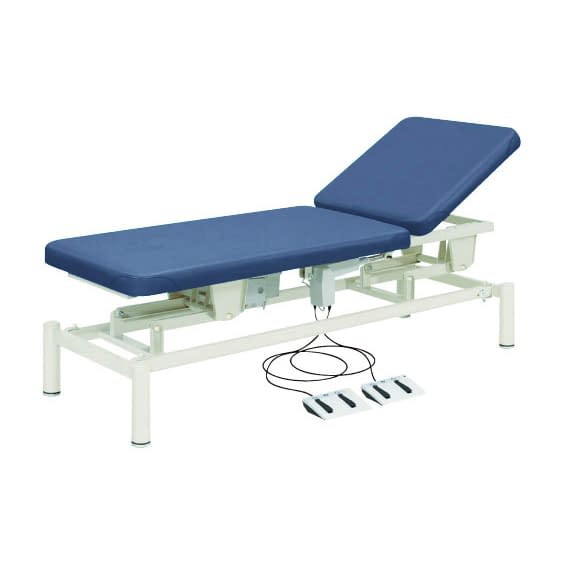 電動診察台（2M電動ベッド） ビニルレザーメディブルー TB-949（W65XL190CM） 1台 高田ベッド製作所 20-3740-0316の通販は