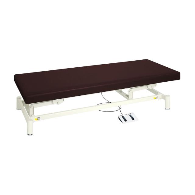 電動診察台（低床タイプ） ビニルレザー茶 TB-1151（70X180X35-73 1台 高田ベッド製作所 24-4982-0404の通販は 100,833円