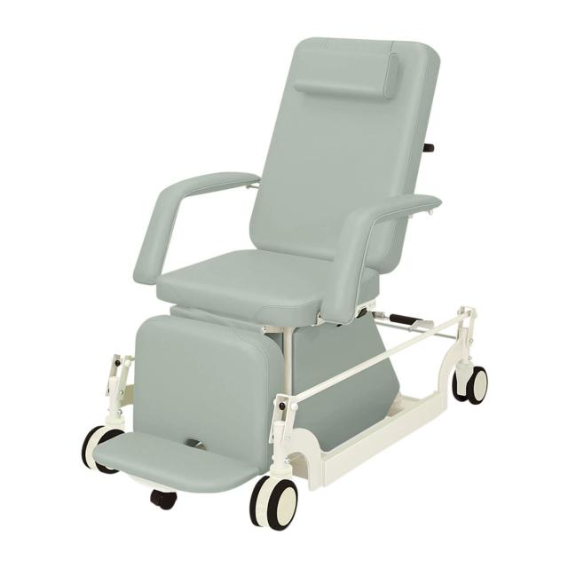 治療チェアー（CLC付） ビニルレザーグレー TB-1066 1台 高田ベッド製作所 24-7551-0009の通販は