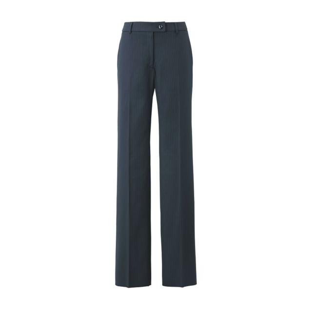 フレアストレートパンツ レディス用 EAL715-52 ネイビー 9号 カーシーカシマ 看護師 ナース 病院 病棟 事務 ユニフォーム 制服