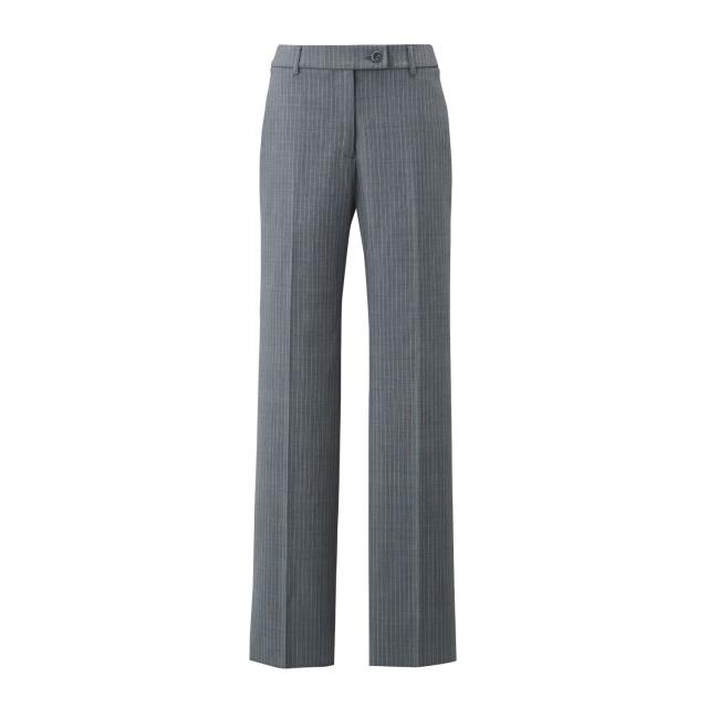 フレアストレートパンツ レディス用 EAL715-55 グレー 7号 カーシーカシマ 看護師 ナース 病院 病棟 事務 ユニフォーム 制服