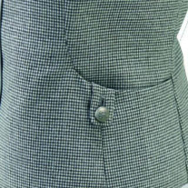 ベスト レディス用 EAV719-625 ライトグレー 15号 カーシーカシマ　看護師 ナース 病院 病棟 事務 ユニフォーム 制服_3
