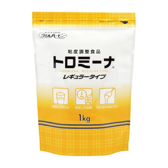トロミーナ レギュラータイプ 1KG 10個 ウエルハーモニー 25-6691-00 とろみ剤