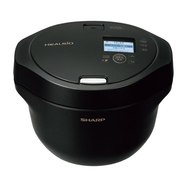 展示品 SHARP HEALSIO 水なし自動調理鍋 KN-HW24G-R KN-HW24GB 水なし自動調理鍋 KN-HW24GB HEALSIO（ヘルシオ）ホット