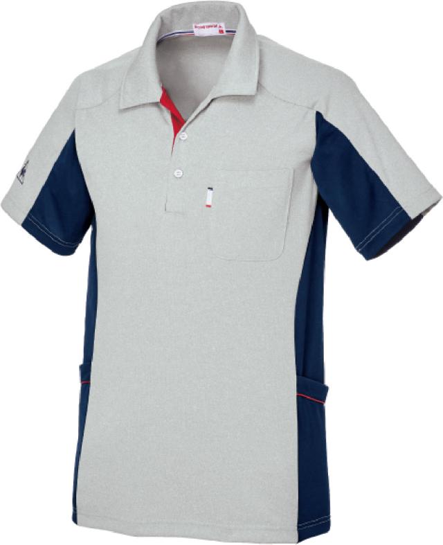 ルコック ニットシャツ UZL3073 (モクグレー) 明石SUC 医療 看護