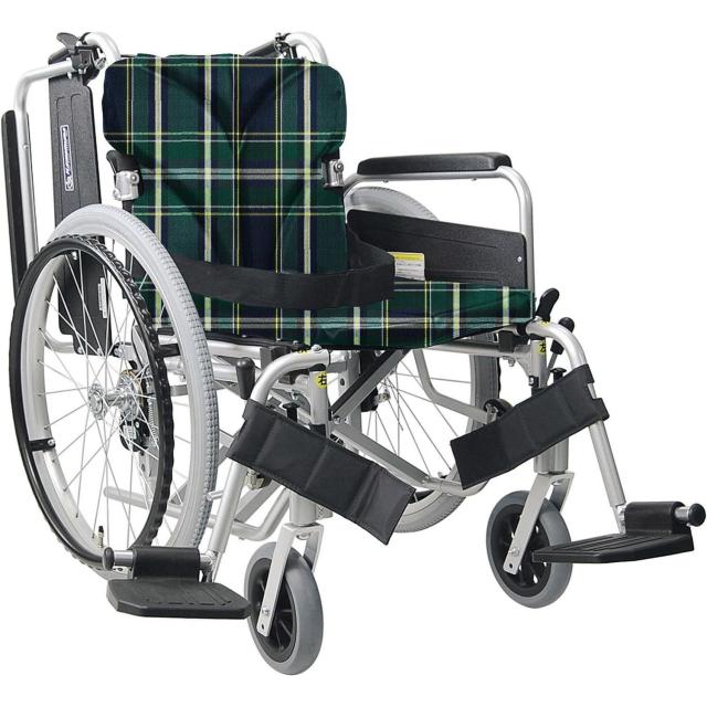 車いす（自走用・アルミ製）背折れ式