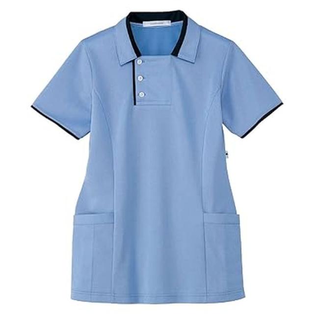 半袖ロング丈ポロシャツ