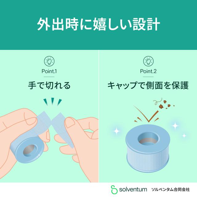 【国内正規品】3M マイクロポアS やさしくはがせる シリコーンテープ 2775-2 1箱(1巻入/幅50mm×5m) 肌に優しい 低刺激 サージカルテープ 粘着包帯 手で切れる_6