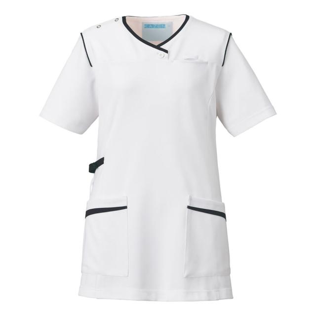 レディススクラブ3L 992-18（ホワイトXネイビー） 24-8122-0105 松吉医療総合カタログ｜マツヨシ