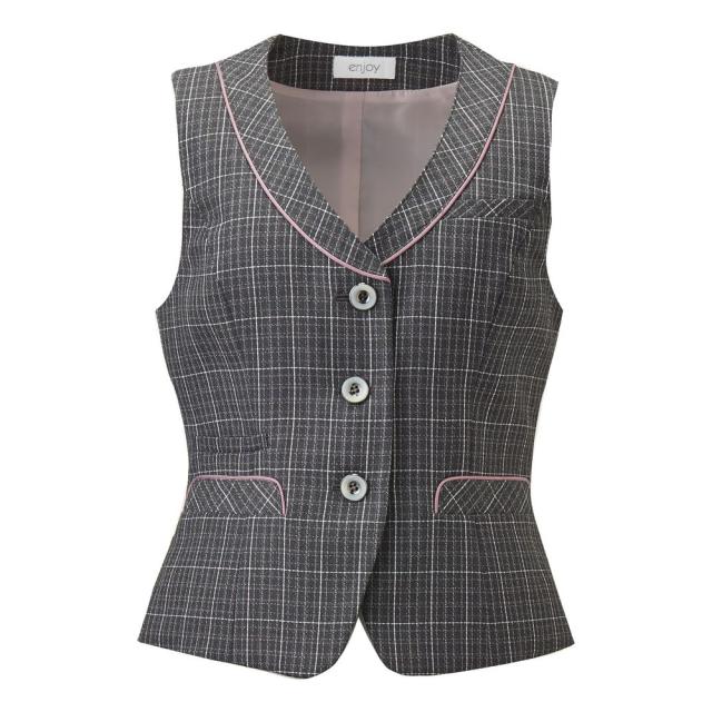 ベスト17号 EAV483（グレーチェック） 24-8163-0107 松吉医療総合カタログ｜マツヨシ