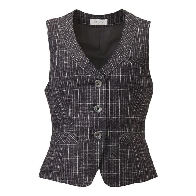 ベスト13号 EAV483（ブラックチェック） 24-8163-0305 松吉医療総合カタログ｜マツヨシ