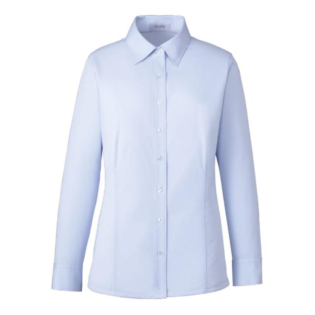 長袖シャツブラウス5号 EWB690（ブルー） 24-8169-0001 松吉医療総合カタログ｜マツヨシ