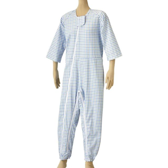 ツイルWファスナーII型ブルー 4100（LL）ホックカバーツキ 24-8843-0301 松吉医療総合カタログ｜マツヨシ