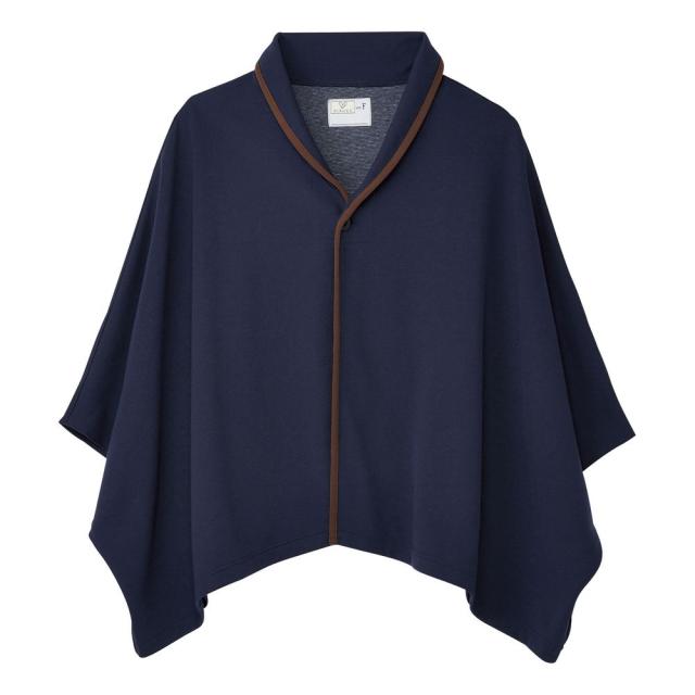 キラク ウォームポンチョ（フリー） CR844-88（ネイビー） 24-8956-00 松吉医療総合カタログ｜マツヨシ