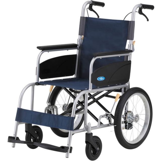 車いす（介助用・アルミ） NEO-2A（40CM） 24-8192-02 松吉医療総合カタログ｜マツヨシ