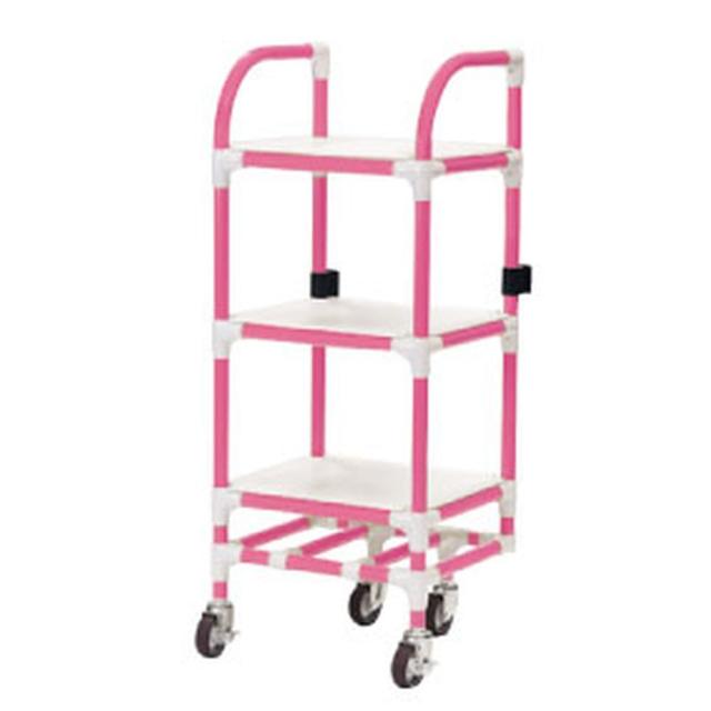 おむつ交換台車棚板タイプ AAA-01B ブラウン（木目調）の通販は 58,844円