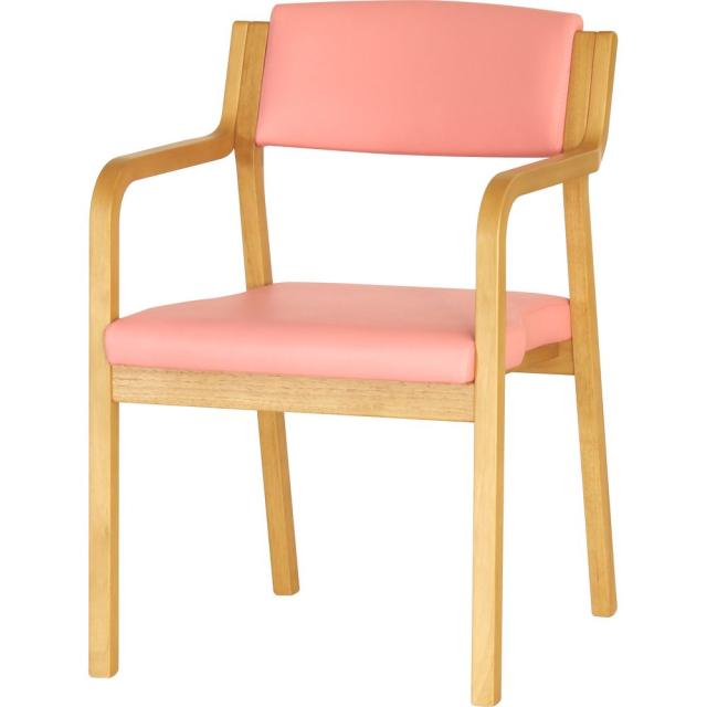 らくらくチェア（全ヒジ付） CARE-116-AC ピンクの通販は