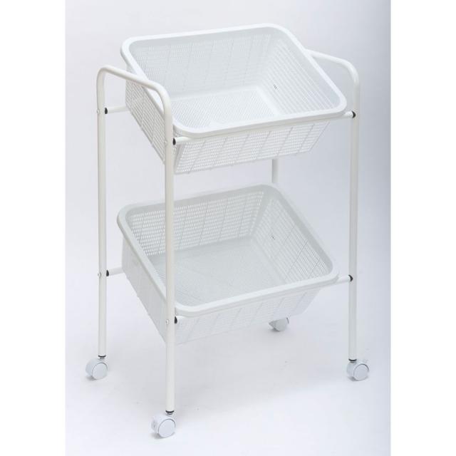 スタンド付脱衣かご ダブル 00240514(ホワイト)の通販は 11,011円