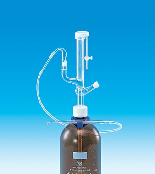 オートビュレットB型 茶 10mL 本体 0891-12-50-50(10ML)