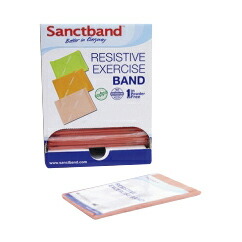 レジスティブエクササイズバンド30P EB015F-GCSB0 ピーチ トレーニング用品 25-3770-00 Sanctuary Health 社