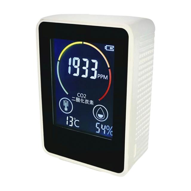 二酸化炭素モニタCo2ピピっと換気君 TOMO-01 二酸化炭素濃度測定器 25-2665-00 TOMONARI 10,588円