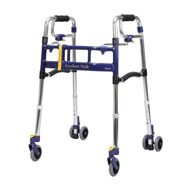 スライドフィットEX歩行器 H-0294WT 歩行器 25-2142-02 ユーバ産業