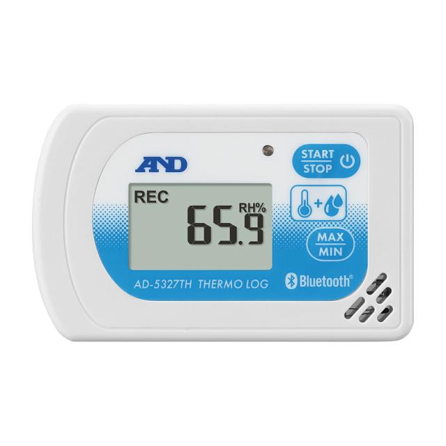 BLE温度・湿度データロガー AD-5327TH 温湿度計 25-2174-00 エー・アンド・デイ