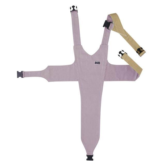 車いす用ワンタッチベルト キーパー? 403654 パープルXモカ 車いす用ベルト 24-9806-01 フットマーク