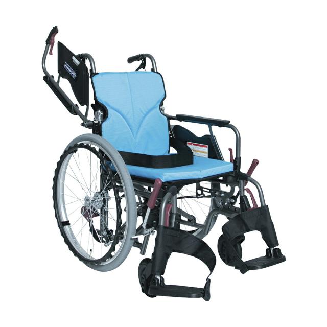 車いす モダン Bスタイル KMD-B22-40-M／SR  アルミ製  25-2358-01 カワムラサイクルの通販は