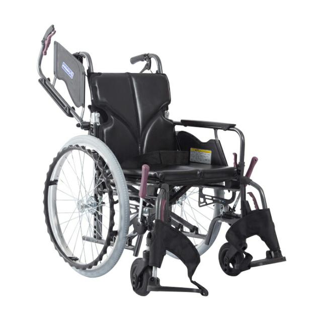 車いす モダン Bスタイル KMD-B22-40-M／SR  アルミ製  25-2358-01 カワムラサイクルの通販は