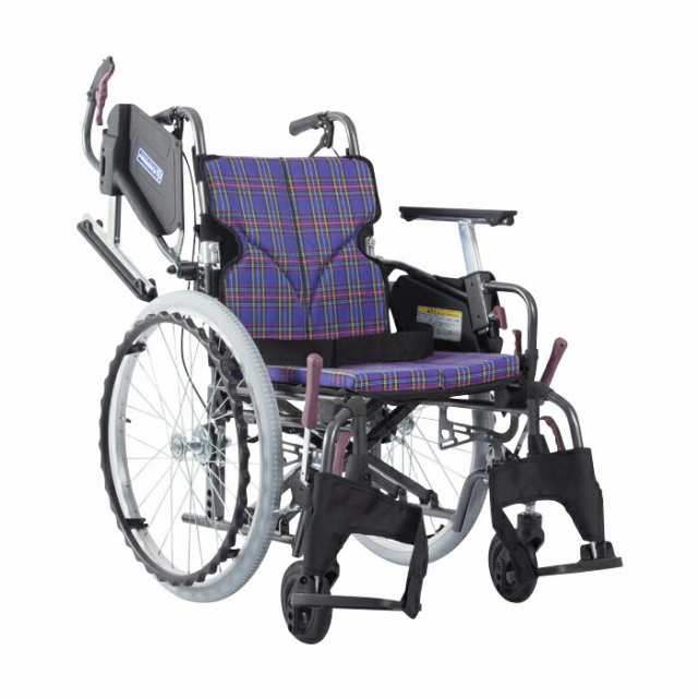 車いす モダン Cスタイル KMD-C22-40-M／SR アルミ製 25-2358-02 カワムラサイクル