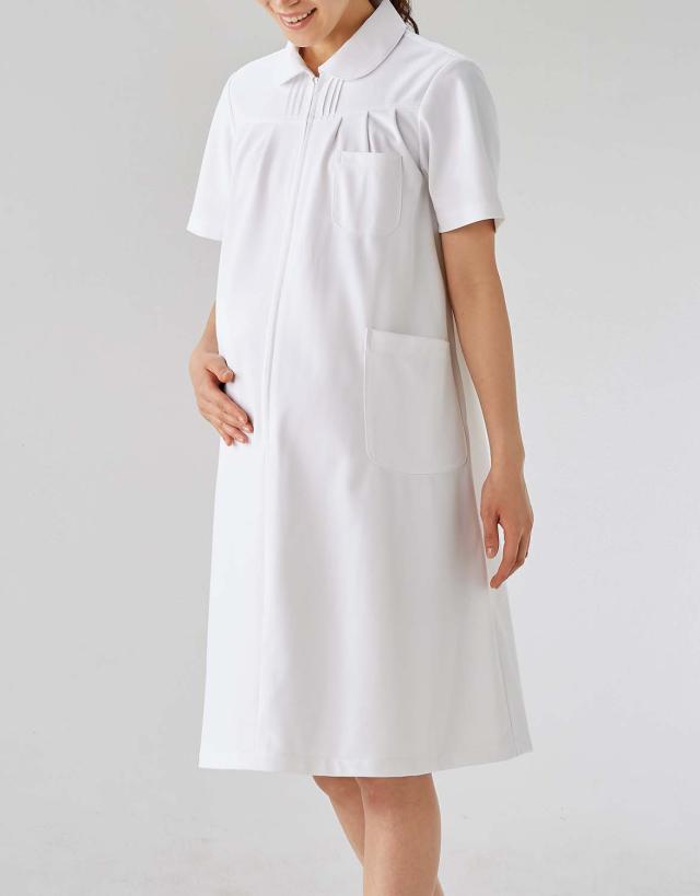 マタニティワンピース（半袖） 73-012 住商モンブラン  医療用 病院 介護 ナース ドクター 看護師の通販は