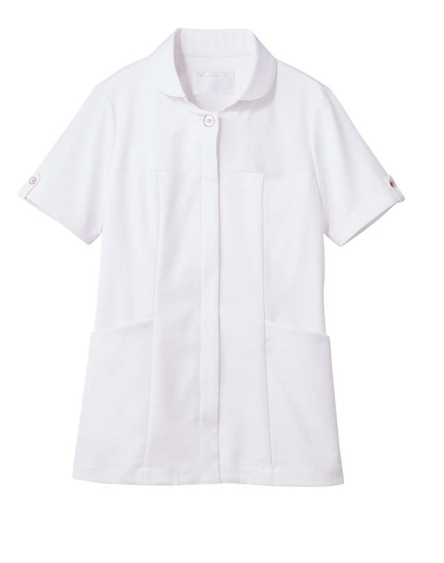 ナースジャケット（半袖） 73-2222 住商モンブラン  医療用 病院 介護 ナース ドクター 看護師の通販は